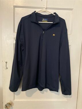 Jack Nicklaus Navy Lightweight Quarter-Zip Pullover